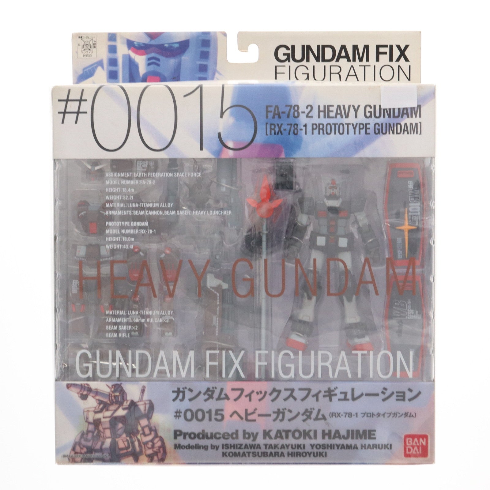 【中古即納】[FIG] GUNDAM FIX FIGURATION #0015 ヘビーガンダム 機動戦士ガンダム MS-X 完成品 可動フィギュア バンダイ(20060727)