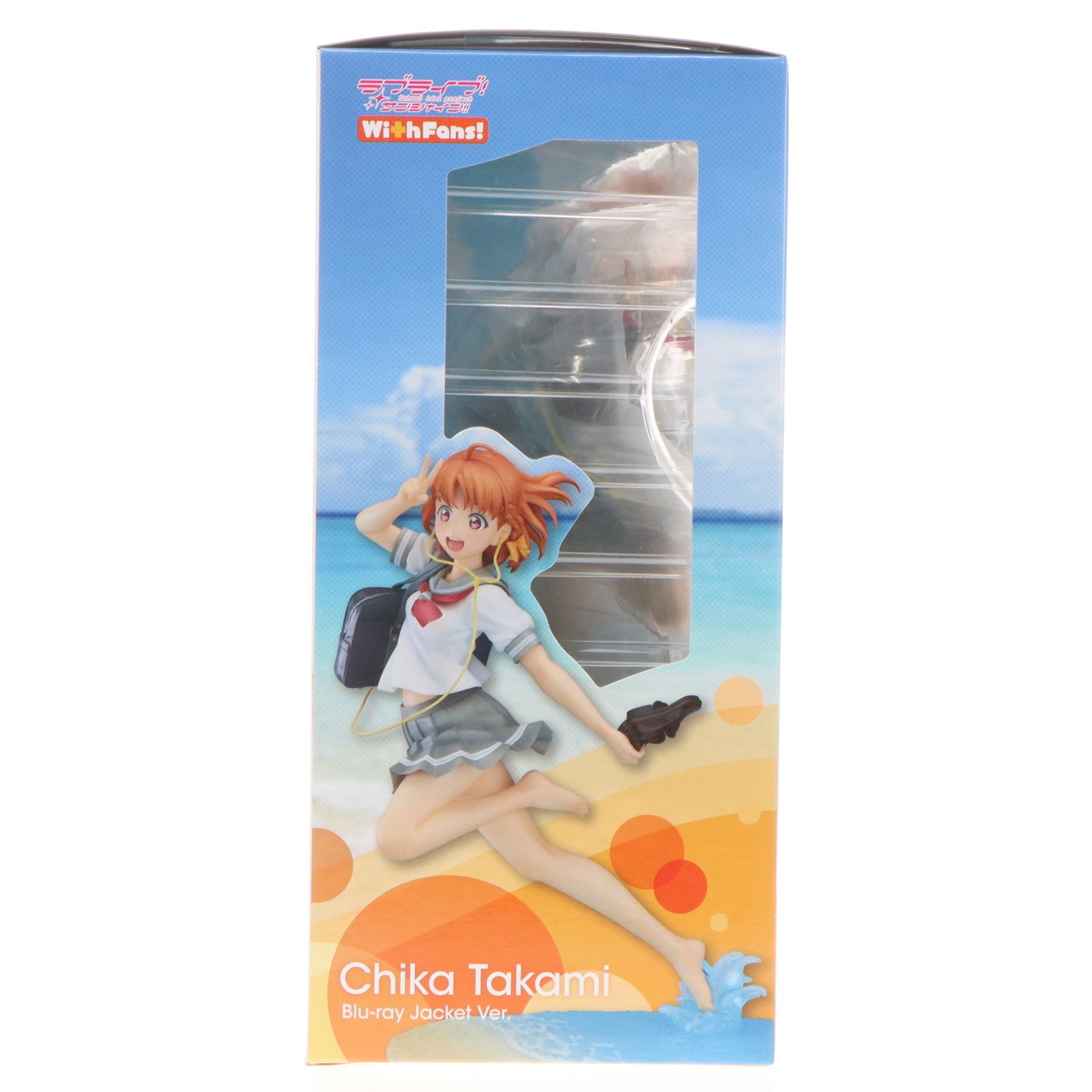 【中古即納】[FIG] バンダイビジュアルクラブ限定 高海千歌(たかみちか) Blu-rayジャケットVer.(限定版!!) ラブライブ!サンシャイン!! 1/7 完成品 フィギュア(TU-1451) バンダイナムコアーツ(20181231)