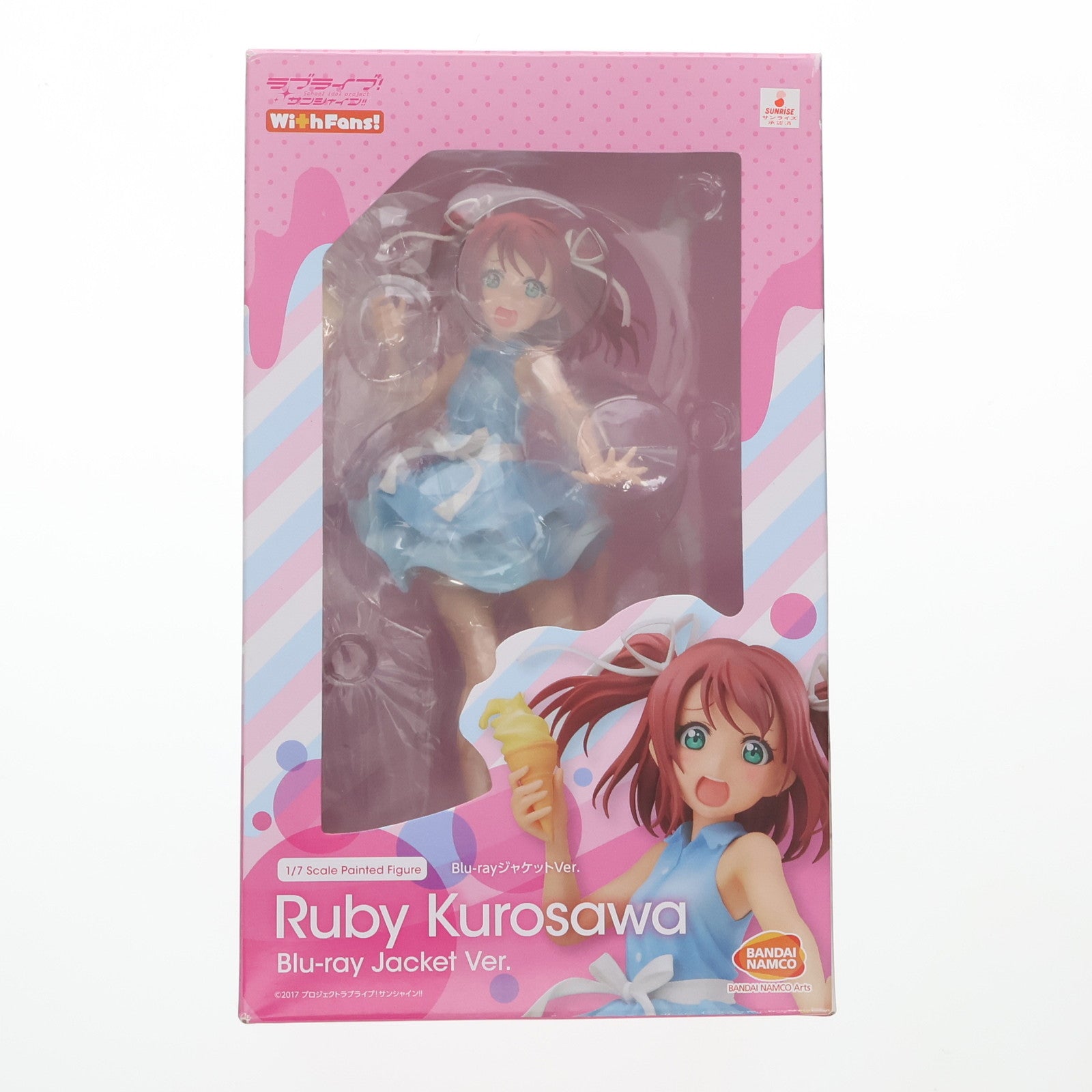 【中古即納】[FIG] 黒澤ルビィ(くろさわるびぃ) Blu-rayジャケットVer. ラブライブ!サンシャイン!! 1/7 完成品 フィギュア 一部オンラインショップ限定(TU-1457) With Fans!(ウィズファンズ)(20190531)