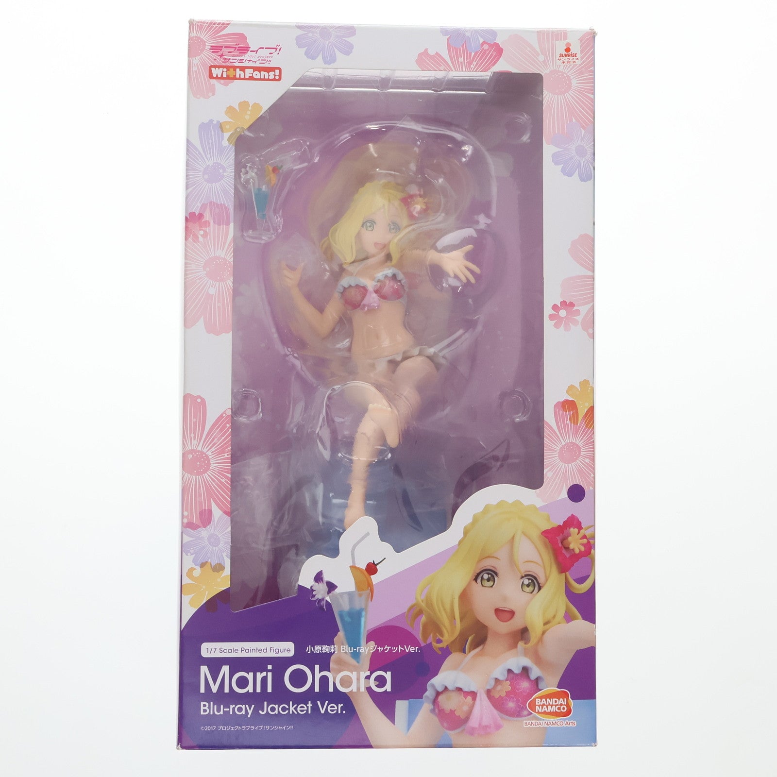 【中古即納】[FIG] 小原鞠莉(おはらまり) Blu-rayジャケットVer. ラブライブ!サンシャイン!! 1/7 完成品 フィギュア 一部オンラインショップ限定 With Fans!(ウィズファンズ)(20200131)