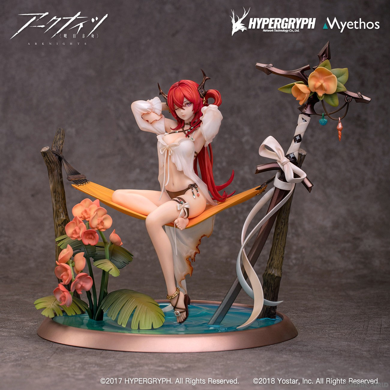 【中古即納】[FIG] アクリルキーチャーム付属 スルト 極彩の楽園CW03 Ver. アークナイツ 1/7 完成品 フィギュア Myethos(ミートス)(20240428)