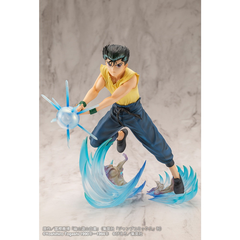 【中古即納】[FIG] ARTFX J 浦飯幽助(うらめしゆうすけ) Ver.2 幽☆遊☆白書 1/8 完成品 フィギュア コトブキヤ(20241228)