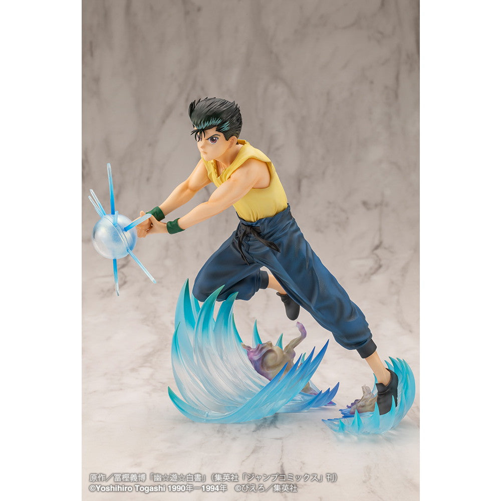 【中古即納】[FIG] ARTFX J 浦飯幽助(うらめしゆうすけ) Ver.2 幽☆遊☆白書 1/8 完成品 フィギュア コトブキヤ(20241228)