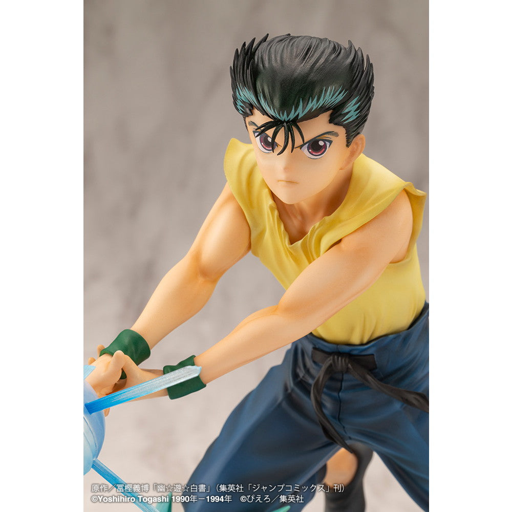 【中古即納】[FIG] ARTFX J 浦飯幽助(うらめしゆうすけ) Ver.2 幽☆遊☆白書 1/8 完成品 フィギュア コトブキヤ(20241228)