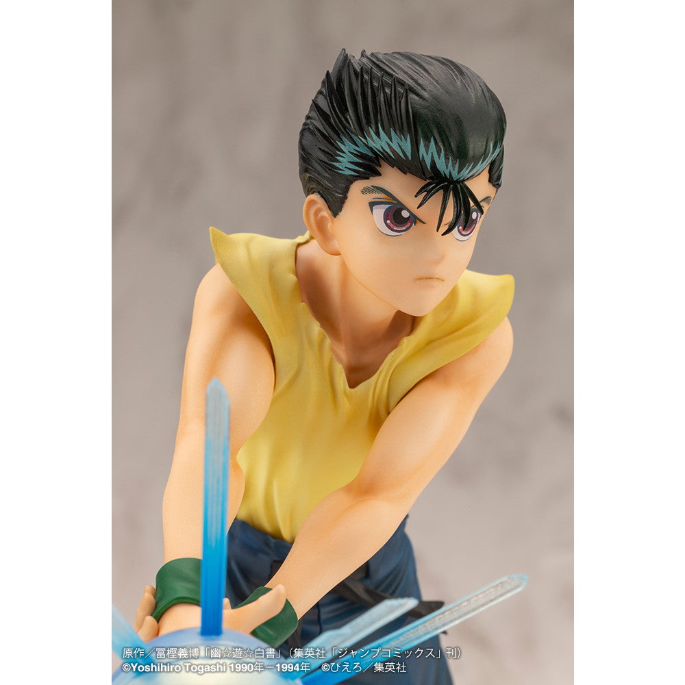 【中古即納】[FIG] ARTFX J 浦飯幽助(うらめしゆうすけ) Ver.2 幽☆遊☆白書 1/8 完成品 フィギュア コトブキヤ(20241228)