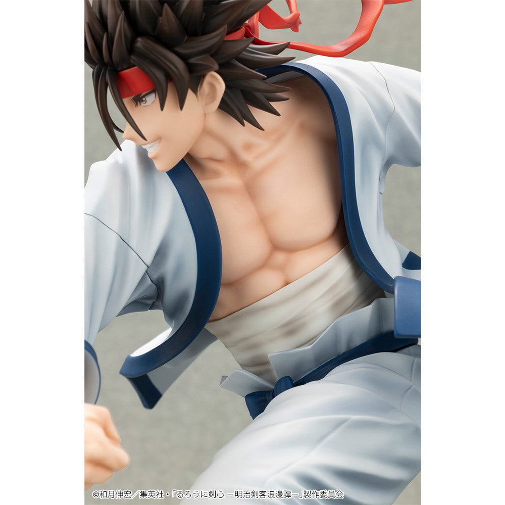 【中古即納】[FIG] ARTFX J 相楽左之助(さがらさのすけ) るろうに剣心 -明治剣客浪漫譚- 1/8 完成品 フィギュア(PV169) コトブキヤ(20241228)