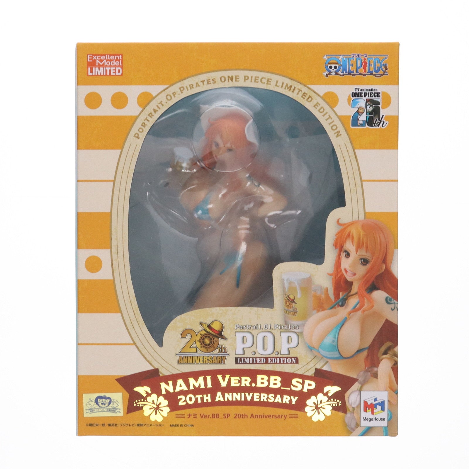 【中古即納】[FIG] Portrait.Of.Pirates P.O.P LIMITED EDITION ナミ Ver.BB_SP 20th Anniversary ONE PIECE(ワンピース) 完成品 フィギュア プレミアムバンダイ&一部店舗&オンラインショップ限定 メガハウス(20240831)