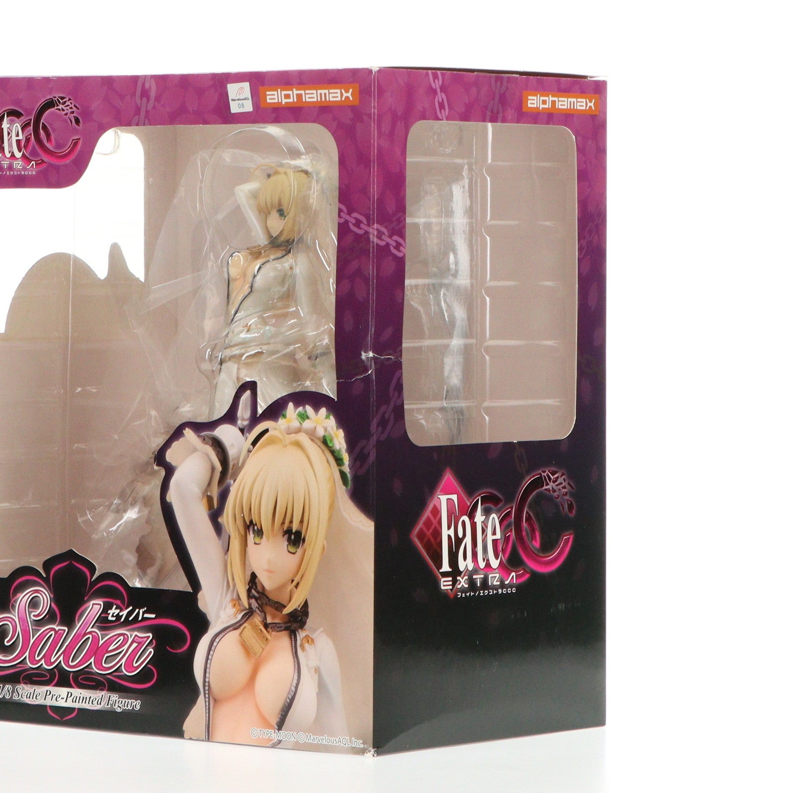 【中古即納】[FIG] セイバー Fate/EXTRA CCC(フェイト/エクストラCCC) 1/8 完成品 フィギュア アルファマックス(20140727)