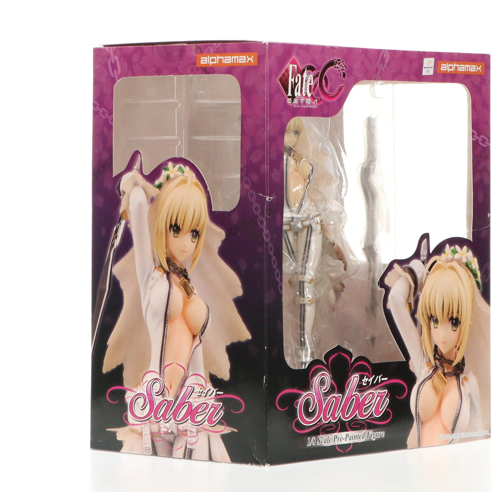 【中古即納】[FIG] セイバー Fate/EXTRA CCC(フェイト/エクストラCCC) 1/8 完成品 フィギュア アルファマックス(20140727)