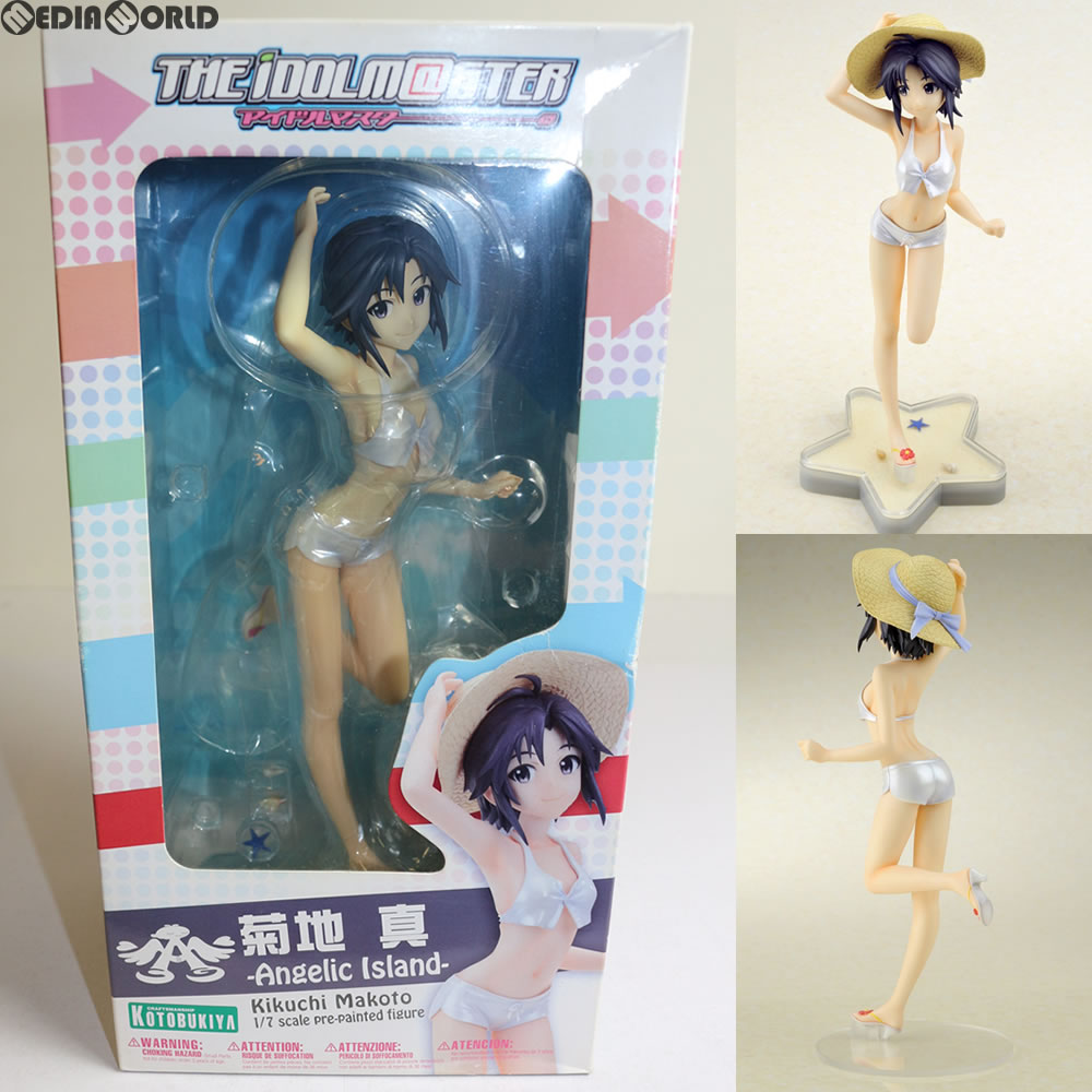 【中古即納】[FIG] 菊地真(きくちまこと) -Angelic Island- アイドルマスター(THE IDOLM@STER) 1/7 完成品 フィギュア(PP476) コトブキヤ(20120822)