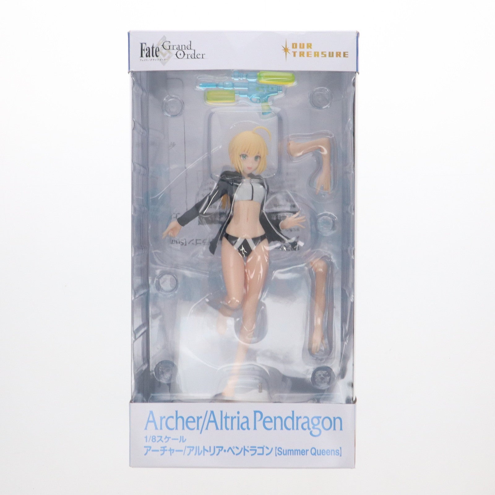 【中古即納】[FIG] アーチャー/アルトリア・ペンドラゴン【Summer Queens】 Fate/Grand Order(フェイト/グランドオーダー) 1/8 完成品 フィギュア あみあみ&でじたみん&東京限定 アワートレジャー/東京フィギュア(20210531)