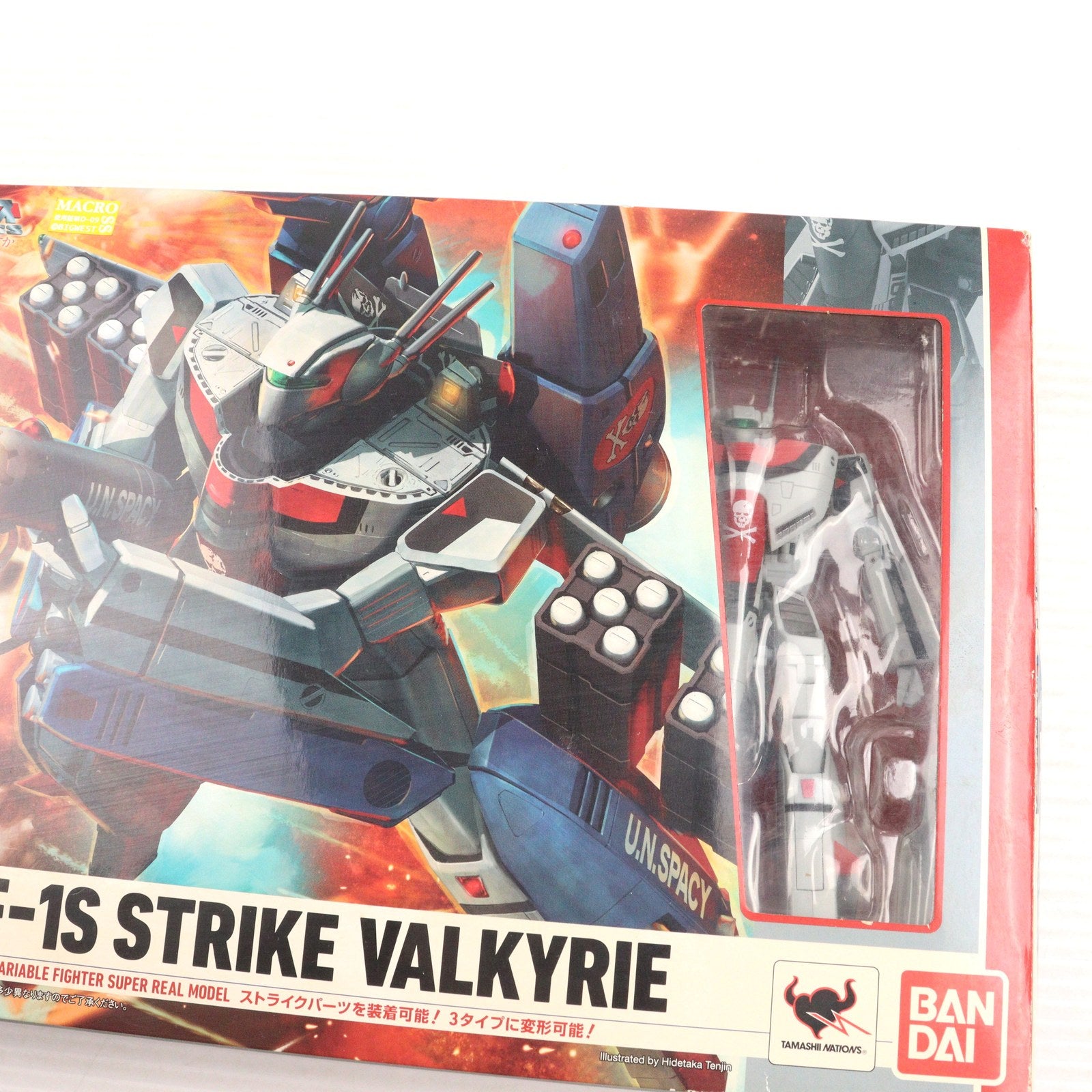 【中古即納】[FIG] HI-METAL R VF-1S ストライクバルキリー(一条輝機) 超時空要塞マクロス 愛・おぼえていますか 完成品 可動フィギュア バンダイ(20151128)