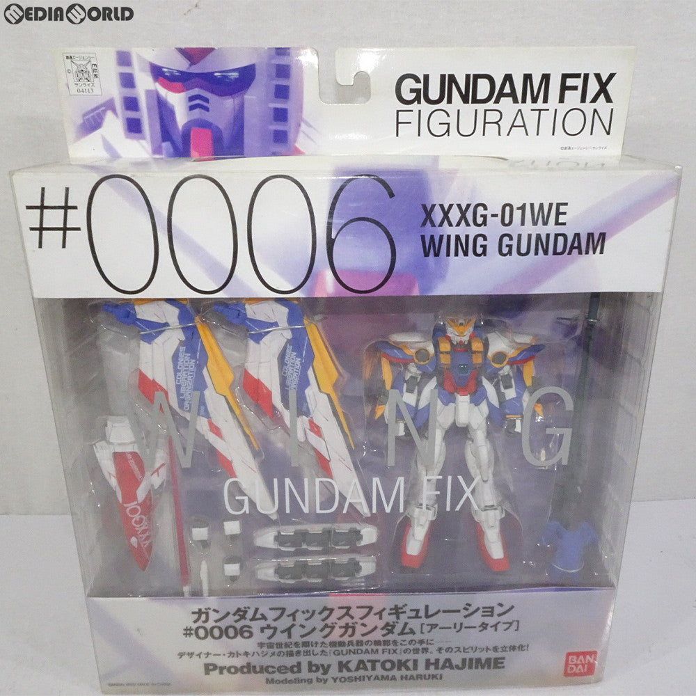 【中古即納】[FIG] GUNDAM FIX FIGURATION #0006 ウィングガンダム[アーリータイプ] 新機動戦記ガンダムW(ウイング) 完成品 可動フィギュア バンダイ(20020228)