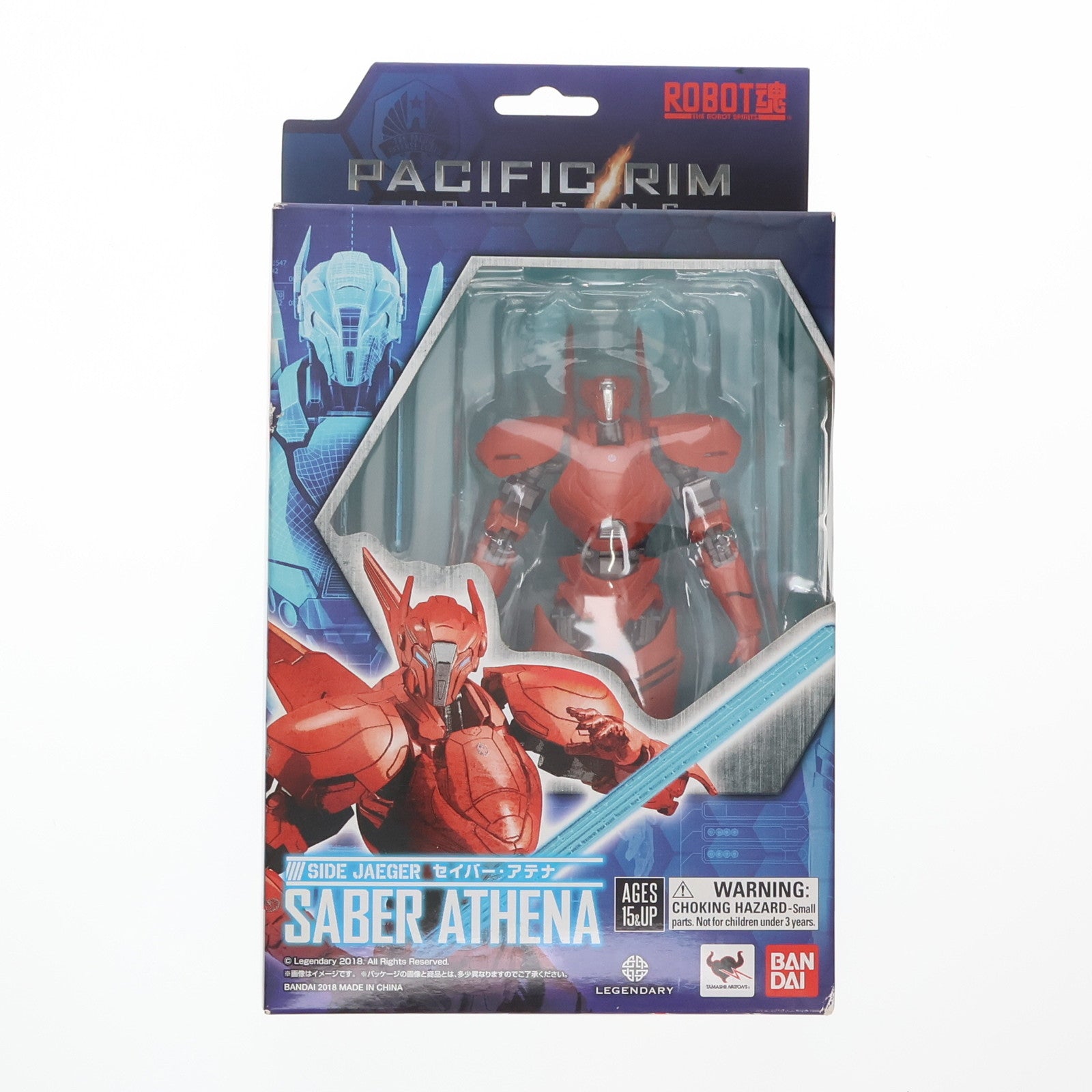 【中古即納】[FIG] ROBOT魂(SIDE JAEGER) セイバー・アテナ パシフィック・リム:アップライジング 完成品 可動フィギュア バンダイ(20180317)