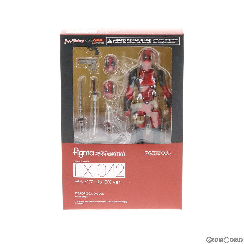 【中古即納】[FIG] figma(フィグマ) EX-042 デッドプール DX Ver. 完成品 可動フィギュア あみあみ&Amazon.co.jp&GOODSMILE ONLINE SHOP限定 グッドスマイルカンパニー(20171130)