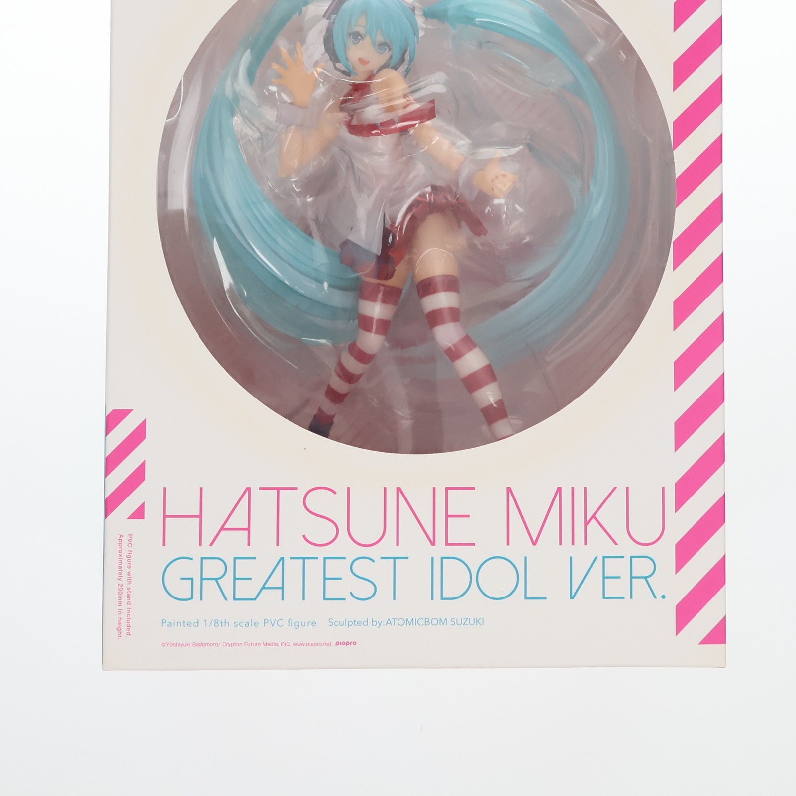 【中古即納】[FIG] 初音ミク グレイテスト・アイドルVer. キャラクター・ボーカル・シリーズ01 初音ミク 1/8 完成品 フィギュア グッドスマイルカンパニー(20160618)