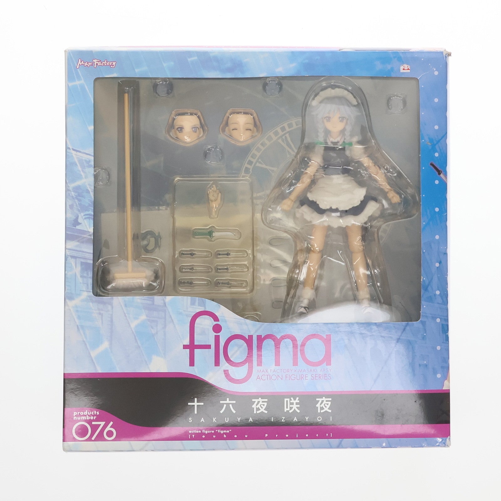 【中古即納】[FIG] figma(フィグマ) 076 十六夜咲夜(いざよいさくや) 東方Project 完成品 可動フィギュア 一部店舗&オンラインショップ限定 マックスファクトリー(20100930)