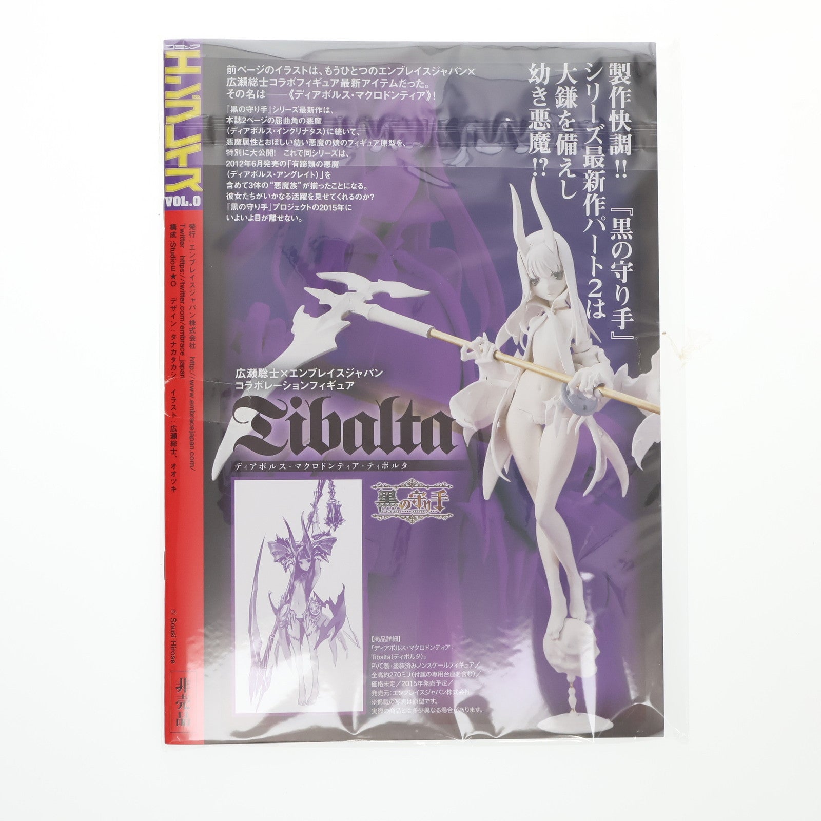 【中古即納】[FIG] コミック付属 あみあみ限定 ブラックフード・ベノア 特典DVD付限定版 黒の守り手 完成品 フィギュア エンブレイスジャパン(20141212)