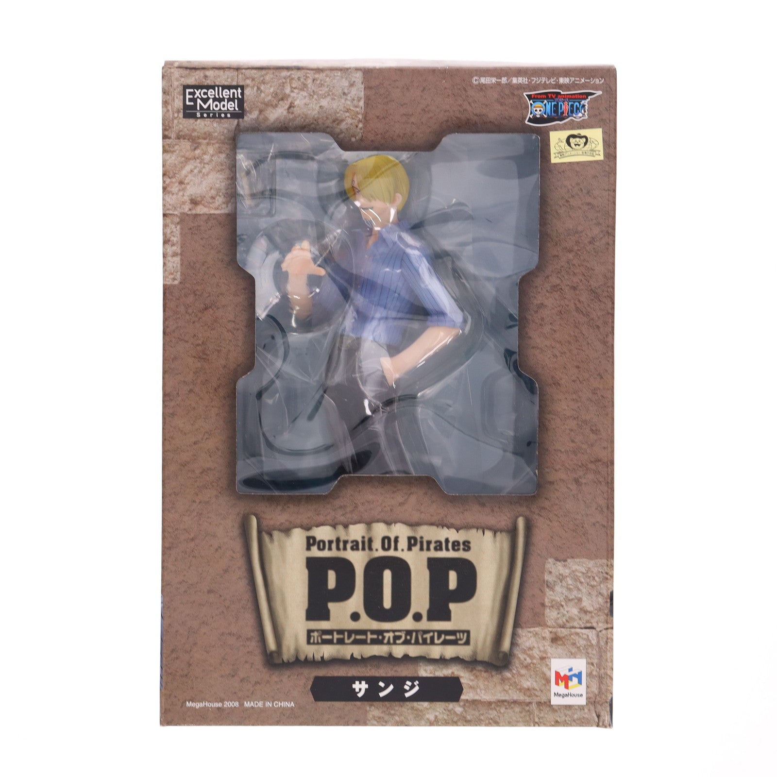 【中古即納】[FIG] エクセレントモデル Portrait.Of.Pirates P.O.P NEO-4 サンジ ONE PIECE(ワンピース) 1/8 完成品 フィギュア メガハウス(20080801)