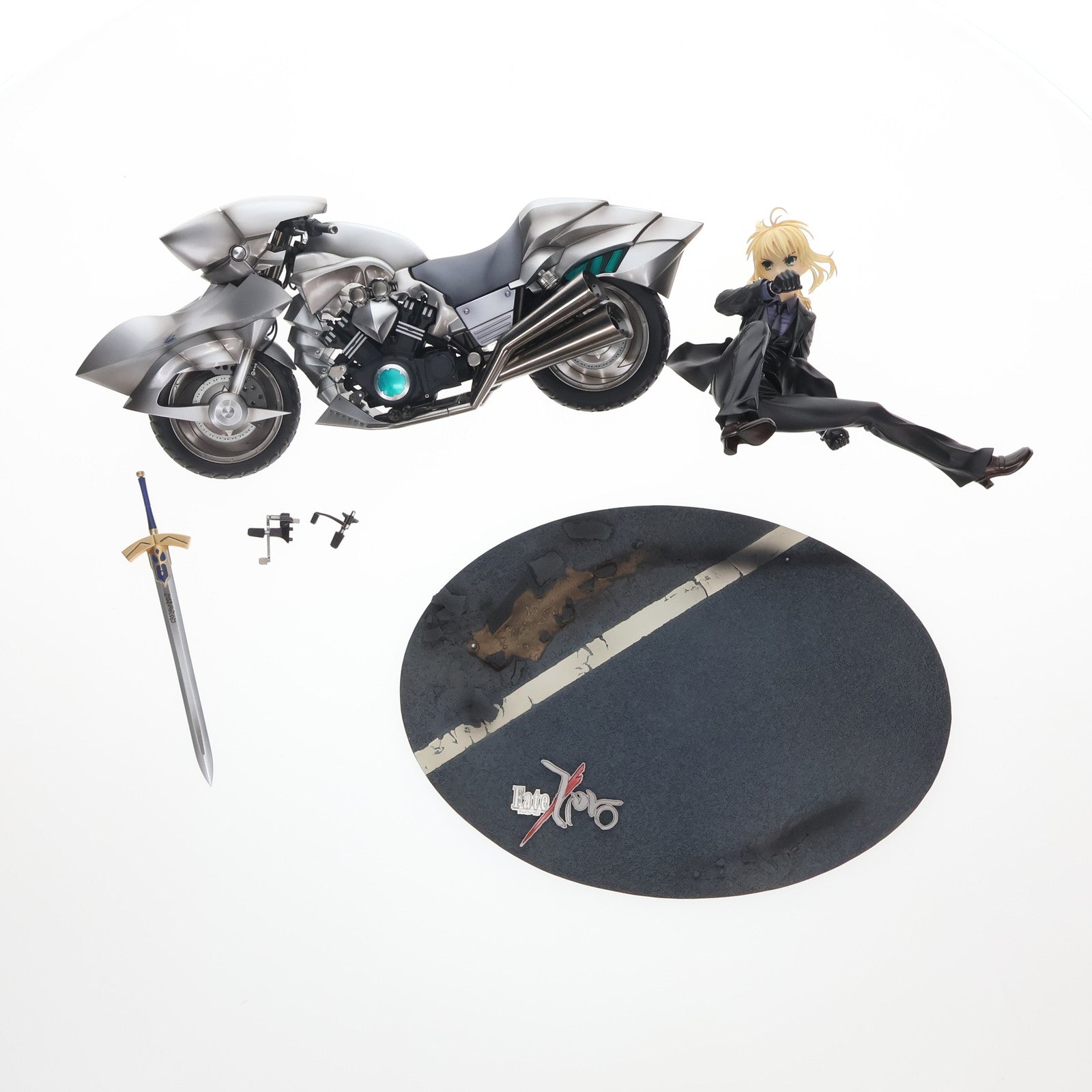 【中古即納】[FIG] (再販) セイバー&セイバー・モータード・キュイラッシェ Fate/Zero(フェイト ゼロ) 1/8 完成品 フィギュア グッドスマイルカンパニー(20170525)