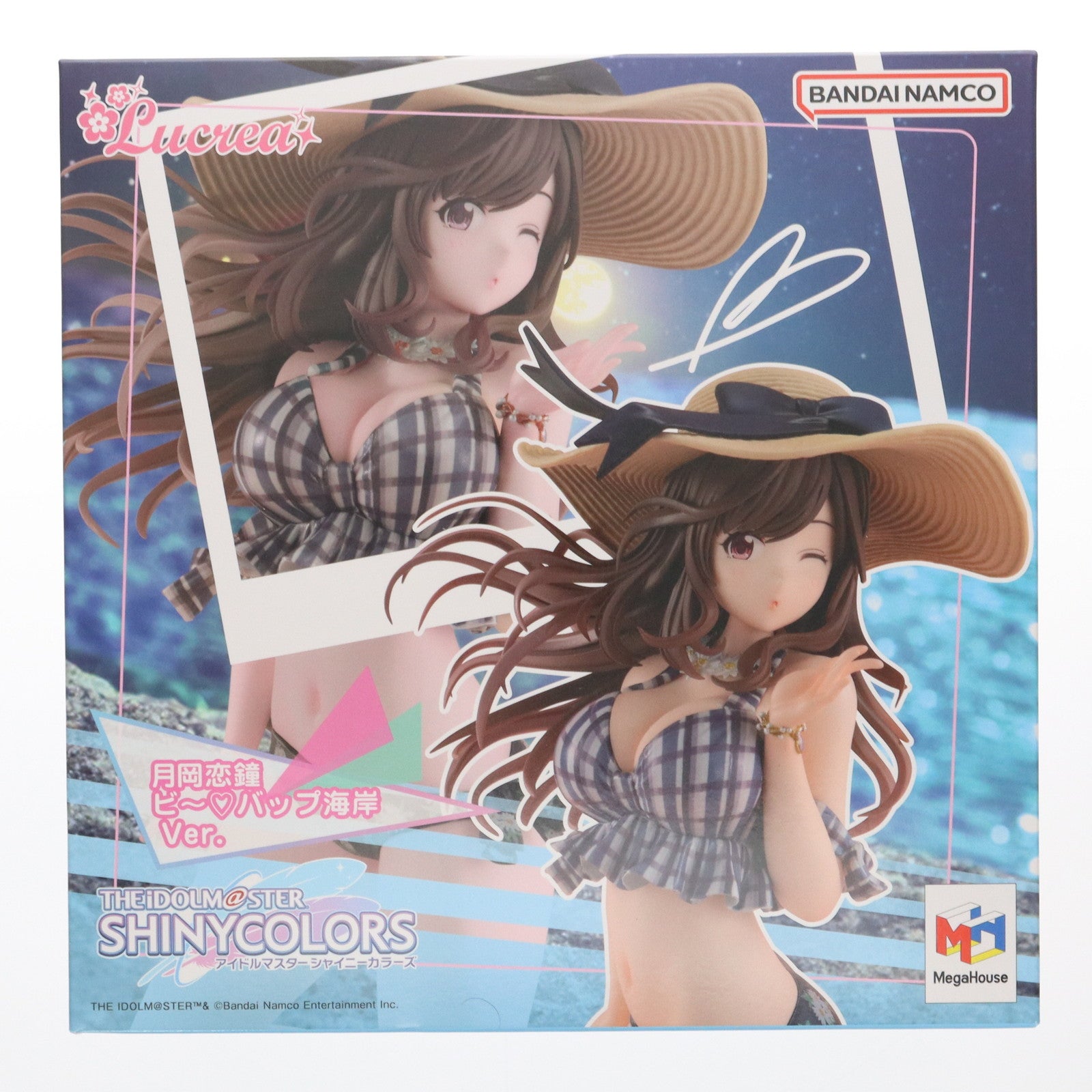 【中古即納】[FIG] Lucrea(ルクリア) 月岡恋鐘(つきおかこがね) ビ～バップ海岸Ver. アイドルマスター シャイニーカラーズ 完成品 フィギュア メガハウス(20241031)