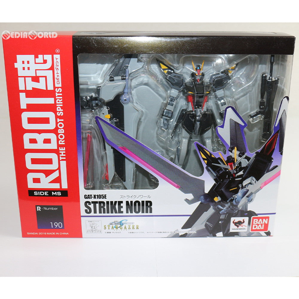 【中古即納】[FIG] ROBOT魂(SIDE MS) ストライクノワール 機動戦士ガンダムSEED(シード) C.E.73 STARGAZER(スターゲイザー) 完成品 可動フィギュア バンダイ(20160123)