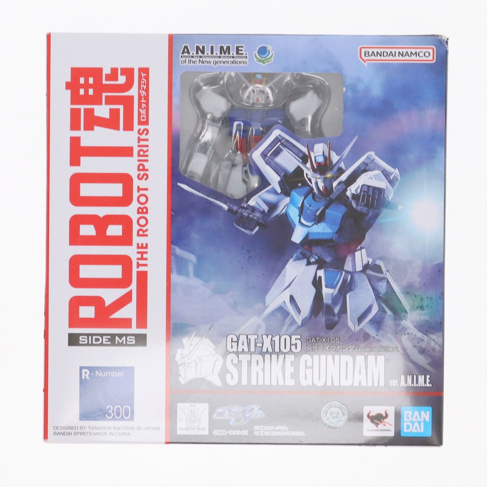 【中古即納】[FIG] (再販) ROBOT魂(SIDE MS) GAT-X105 ストライクガンダム ver. A.N.I.M.E. 機動戦士ガンダムSEED(シード) 完成品 可動フィギュア バンダイスピリッツ(20240622)