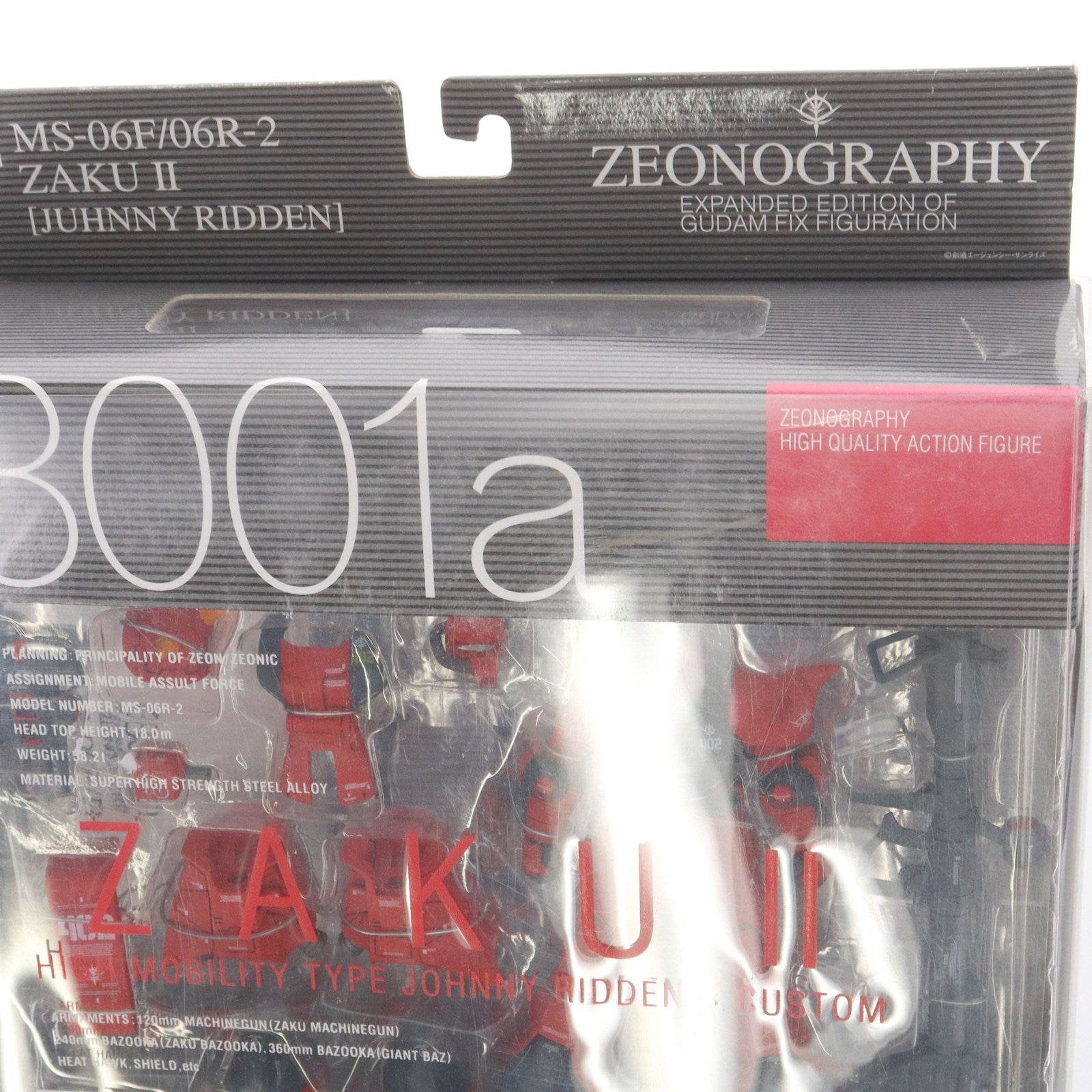 【中古即納】[FIG] GUNDAM FIX FIGURATION ZEONOGRAPHY #3001a 高機動型ザクII(ジョニー・ライデン機) 機動戦士ガンダム 完成品 可動フィギュア バンダイ(20031128)