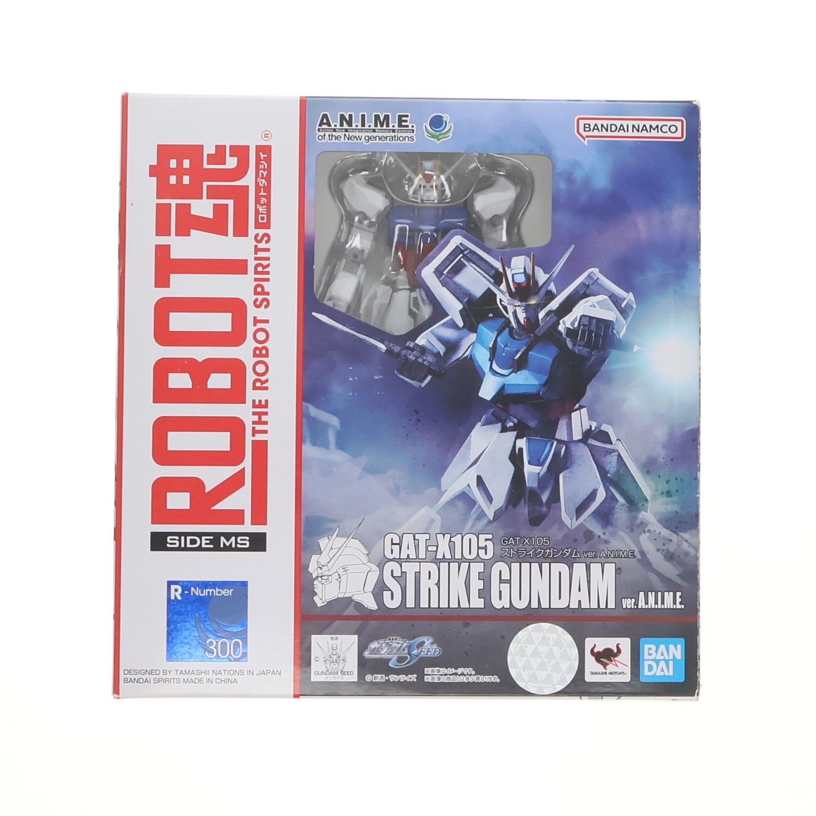 【中古即納】[FIG] ROBOT魂(SIDE MS) GAT-X105 ストライクガンダム ver. A.N.I.M.E. 機動戦士ガンダムSEED(シード) 完成品 可動フィギュア バンダイスピリッツ(20220923)