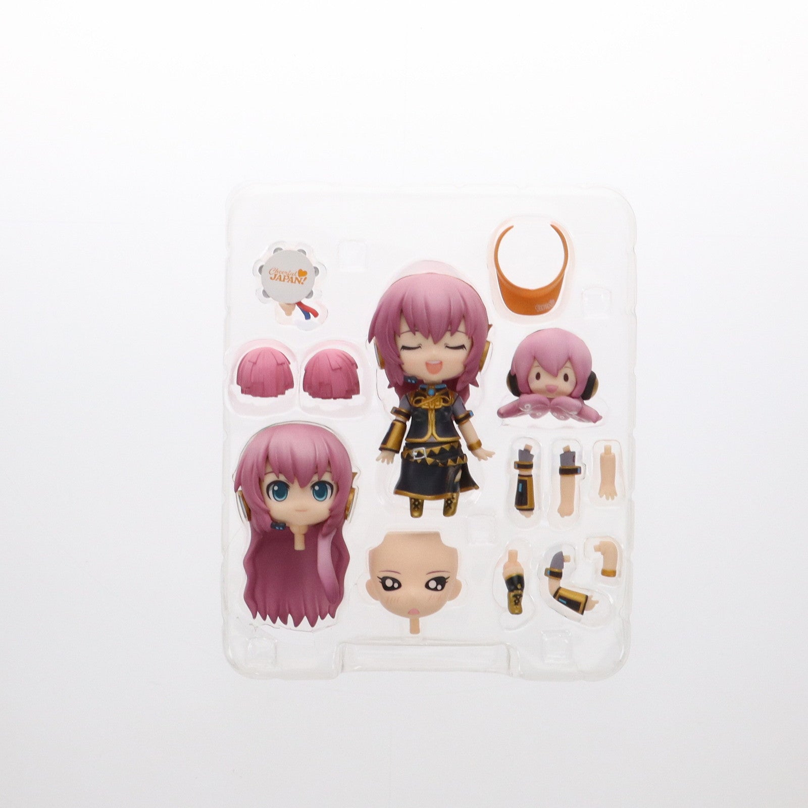 【中古即納】[FIG] GOODSMILE ONLINE SHOP限定 ねんどろいど 220 巡音ルカ 応援ver. キャラクター・ボーカル・シリーズ03 巡音ルカ 完成品 可動フィギュア グッドスマイルカンパニー(20120531)