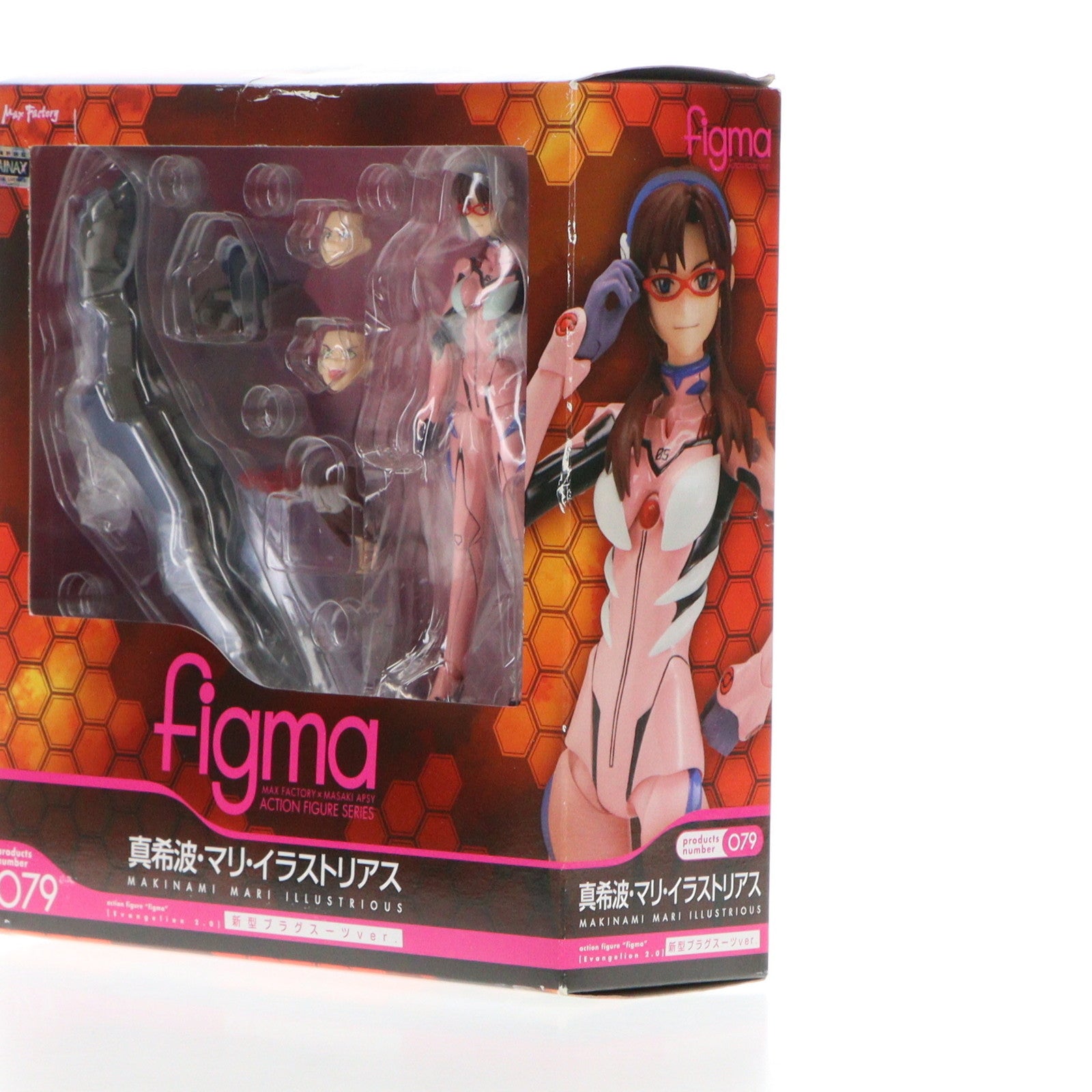 【中古即納】[FIG] figma(フィグマ) 079 真希波・マリ・イラストリアス 新型プラグスーツver. ヱヴァンゲリヲン新劇場版:破 完成品 可動フィギュア マックスファクトリー(20101130)