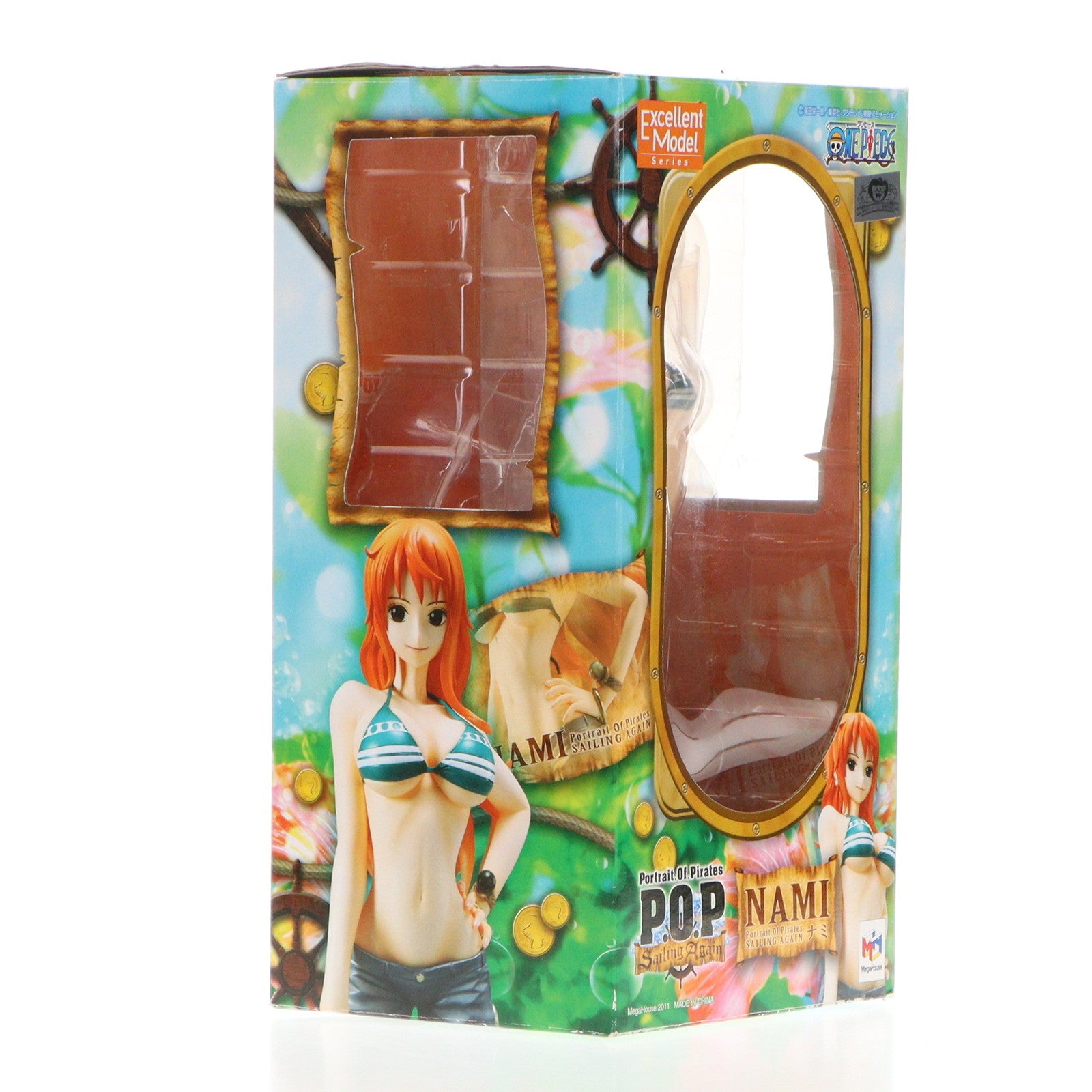 【中古即納】[FIG] Portrait.Of.Pirates P.O.P Sailing Again ナミ ONE PIECE(ワンピース) 1/8 完成品 フィギュア メガハウス(20130612)