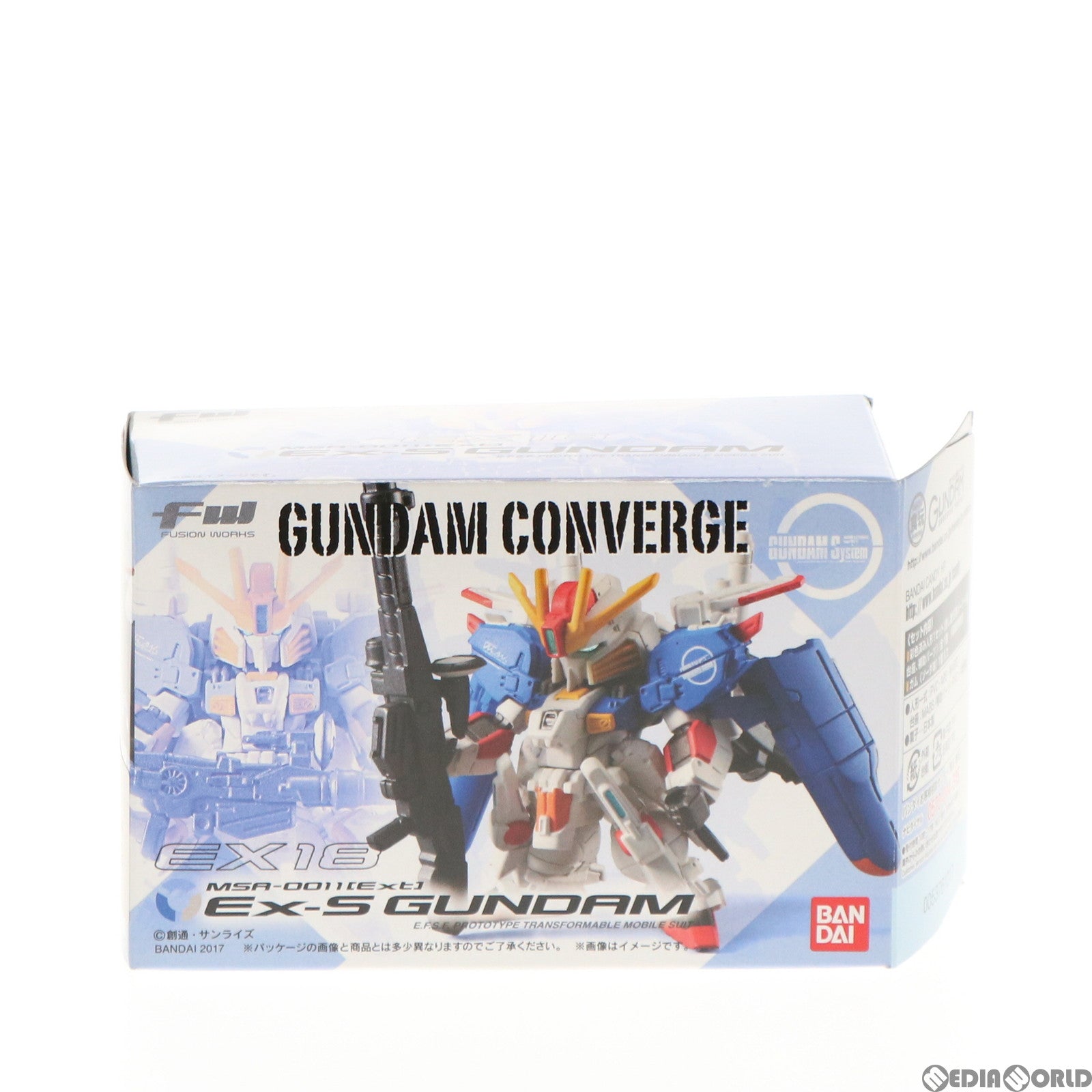 【中古即納】[FIG] (食玩) FW GUNDAM CONVERGE(ガンダムコンバージ) EX18 Ex-Sガンダム ガンダム・センチネル フィギュア バンダイ(20171030)