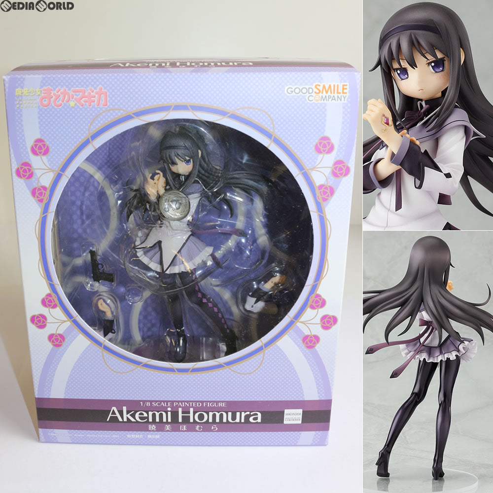 【中古即納】[FIG] 暁美ほむら(あけみほむら) 魔法少女まどか☆マギカ 1/8 完成品 フィギュア グッドスマイルカンパニー(20120323)