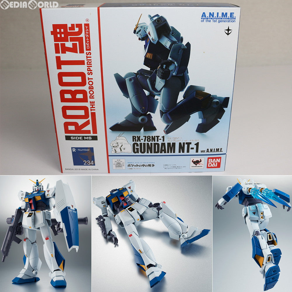 【中古即納】[FIG] ROBOT魂(SIDE MS) RX-78NT-1 ガンダムNT-1 ver. A.N.I.M.E. 機動戦士ガンダム0080 ポケットの中の戦争 完成品 可動フィギュア バンダイ(20180428)