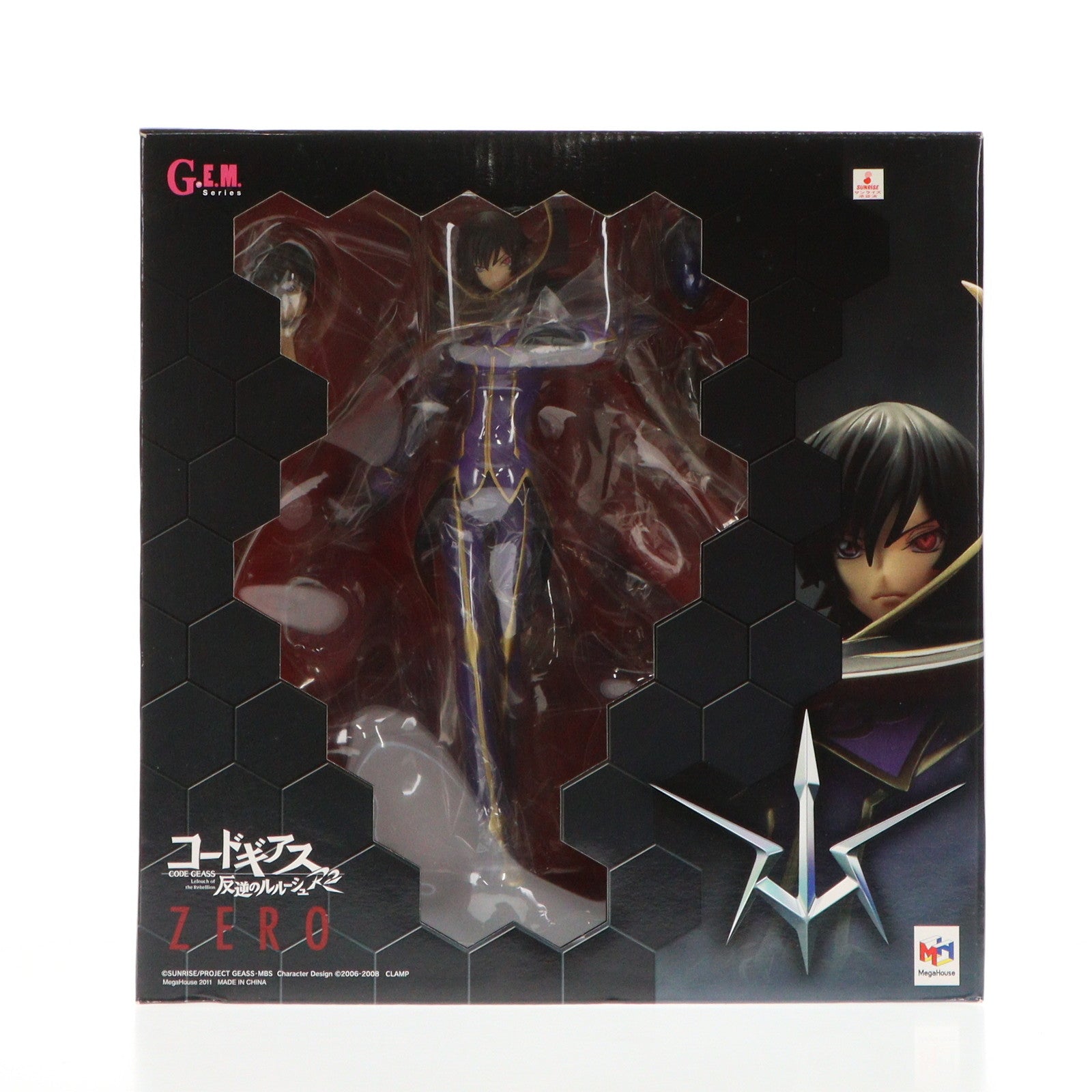 【中古即納】[FIG] G.E.M.シリーズ ゼロ(ルルーシュ) コードギアス 反逆のルルーシュR2 1/8 完成品 フィギュア メガハウス(20110831)