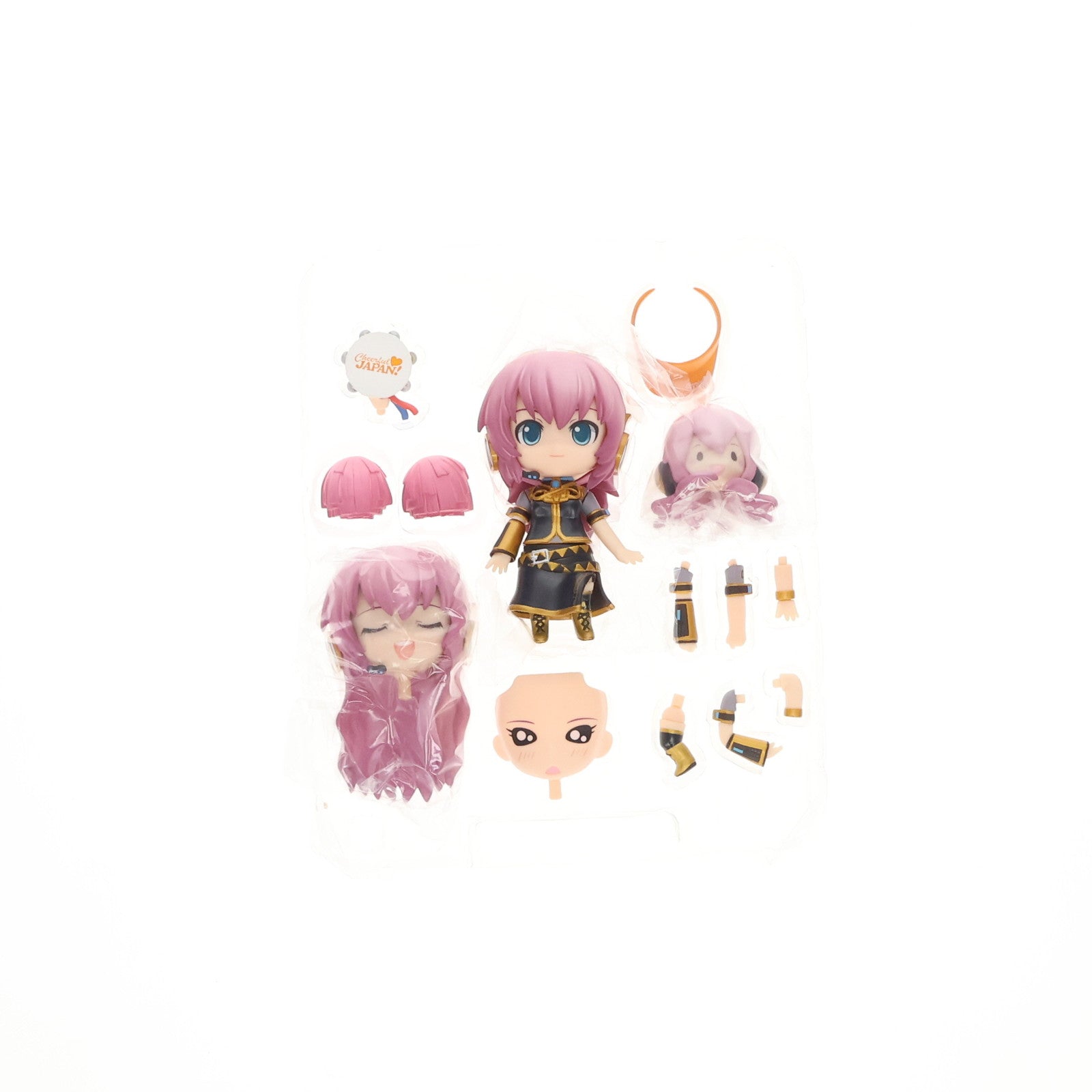 【中古即納】[FIG] GOODSMILE ONLINE SHOP限定 ねんどろいど 220 巡音ルカ 応援ver. キャラクター・ボーカル・シリーズ03 巡音ルカ 完成品 可動フィギュア グッドスマイルカンパニー(20120531)