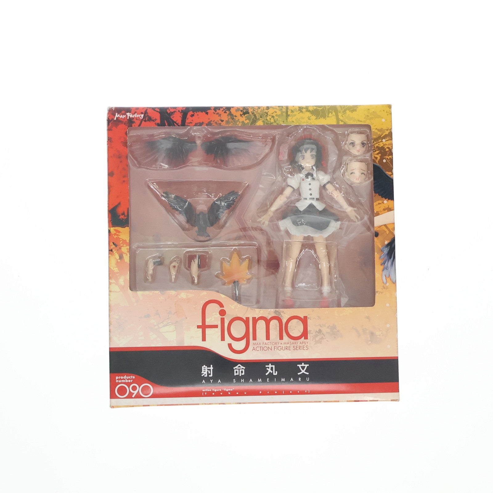 【中古即納】[FIG] figma(フィグマ) 090 射命丸文(しゃめいまるあや) 東方Project 完成品 可動フィギュア 一部店舗&オンラインショップ限定 マックスファクトリー(20110114)