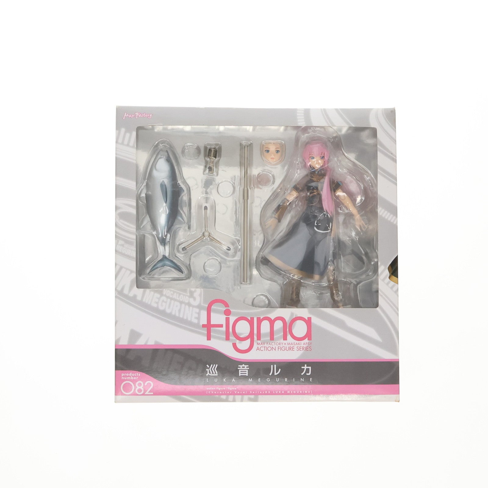 【中古即納】[FIG] figma(フィグマ) 082 巡音ルカ(めぐりねるか) キャラクター・ボーカル・シリーズ03 巡音ルカ 完成品 可動フィギュア マックスファクトリー(20101117)