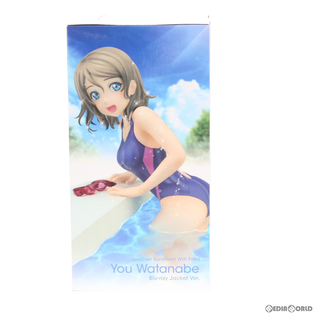 【中古即納】[FIG] 特典CD無し A-on STORE限定 渡辺曜(わたなべよう) Blu-rayジャケットVer.(限定版!!) ラブライブ!サンシャイン!! 1/7 完成品 フィギュア(TU-1453) With Fans!(ウィズファンズ)/バンダイナムコアーツ(20190228)