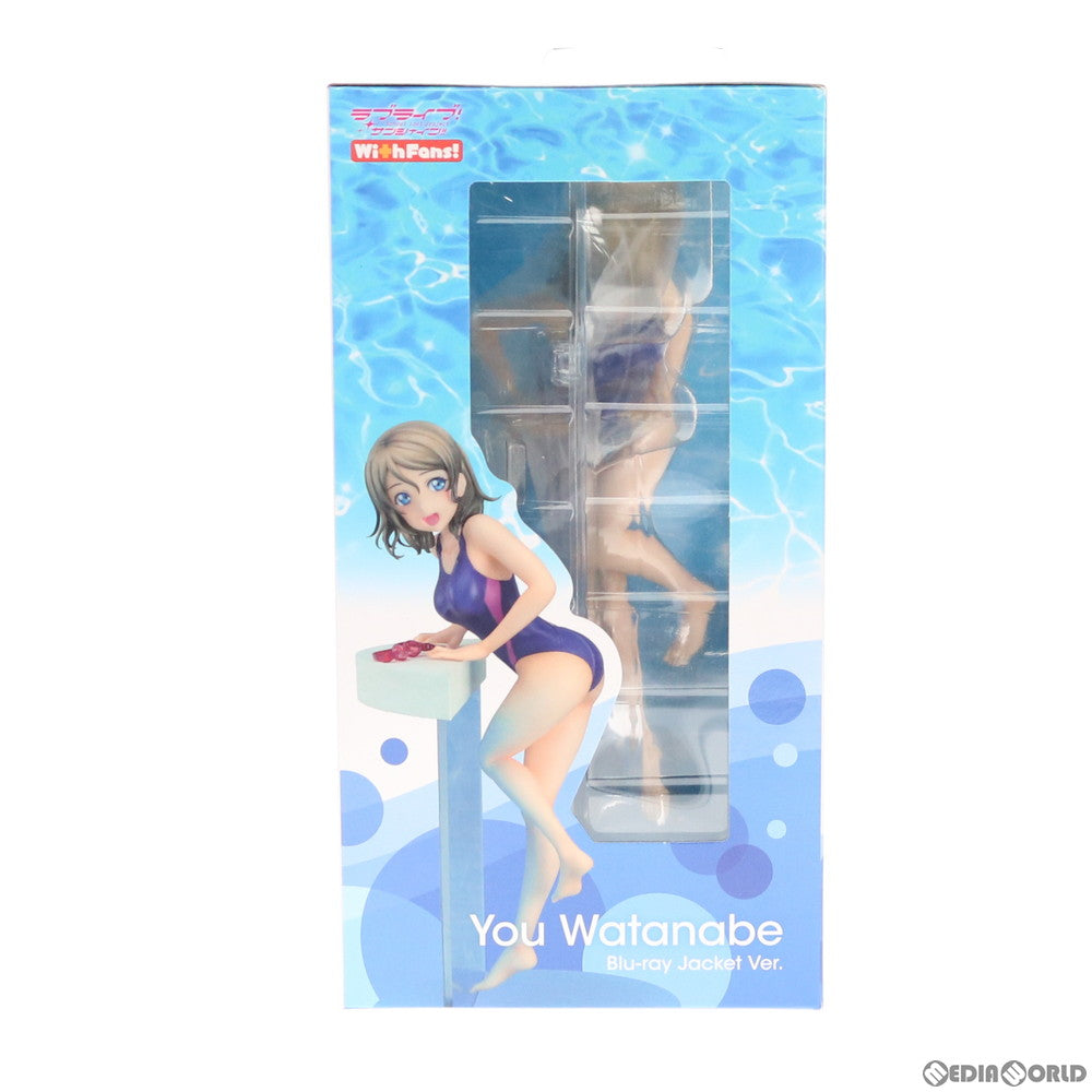 【中古即納】[FIG] 特典CD無し A-on STORE限定 渡辺曜(わたなべよう) Blu-rayジャケットVer.(限定版!!) ラブライブ!サンシャイン!! 1/7 完成品 フィギュア(TU-1453) With Fans!(ウィズファンズ)/バンダイナムコアーツ(20190228)