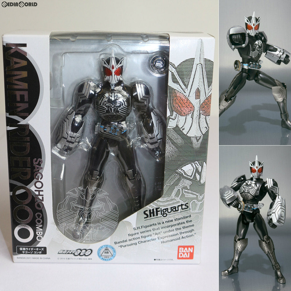 【中古即納】[FIG] S.H.Figuarts(フィギュアーツ) 仮面ライダーオーズ サゴーゾ コンボ 仮面ライダーオーズ/OOO 完成品 可動フィギュア バンダイ(20110423)