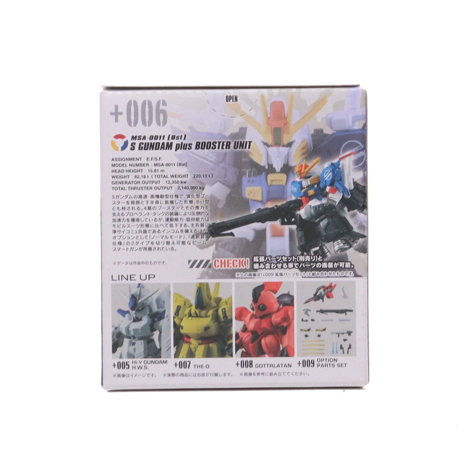 【中古即納】[FIG] (単品)(食玩) 2.Sガンダム(ブースター・ユニット装着型) FW GUNDAM CONVERGE(ガンダムコンバージ) #Plus02 ガンダム・センチネル フィギュア バンダイ(20210705)