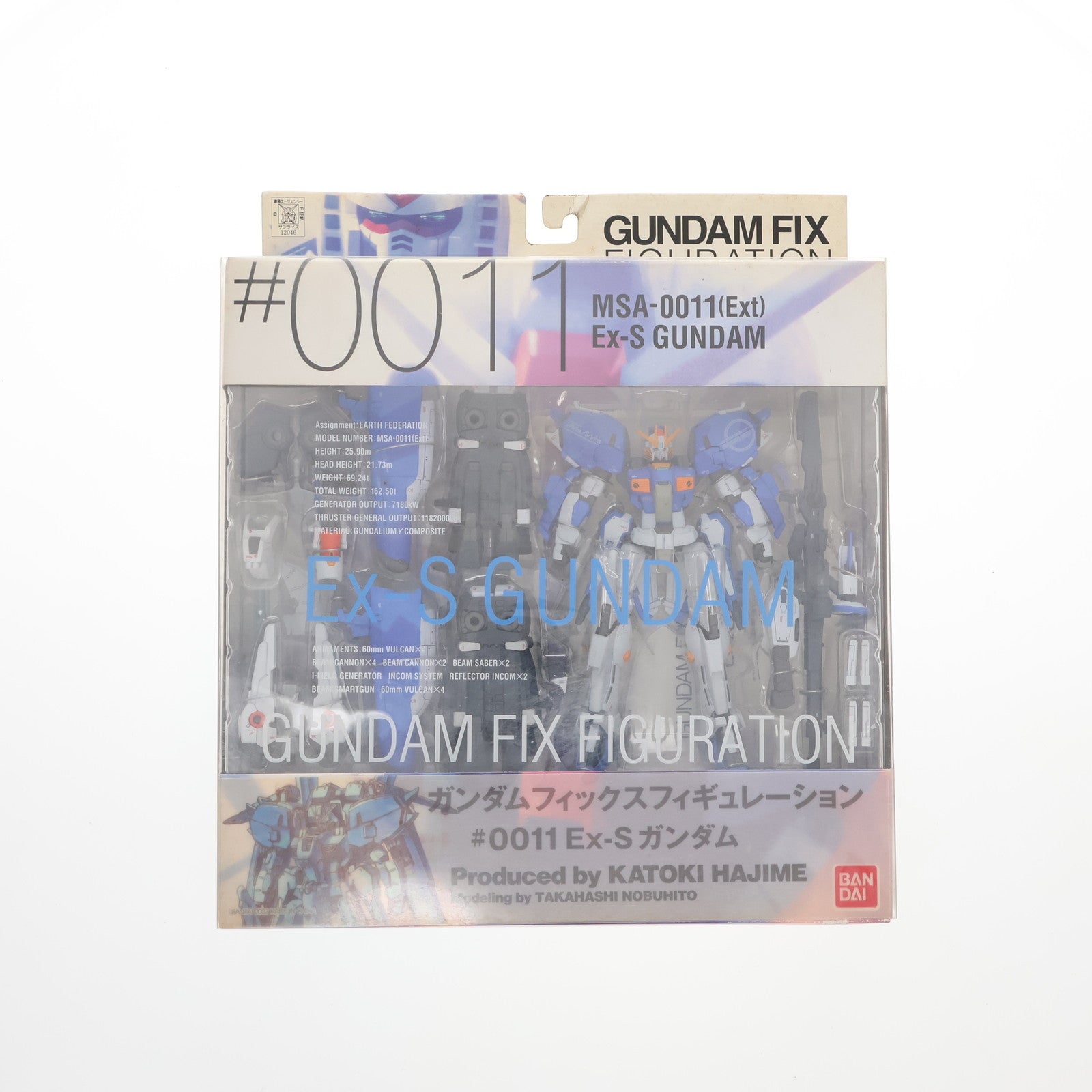 【中古即納】[FIG] GUNDAM FIX FIGURATION #0011 Ex-Sガンダム ガンダム・センチネル 完成品 可動フィギュア バンダイ(20021130)