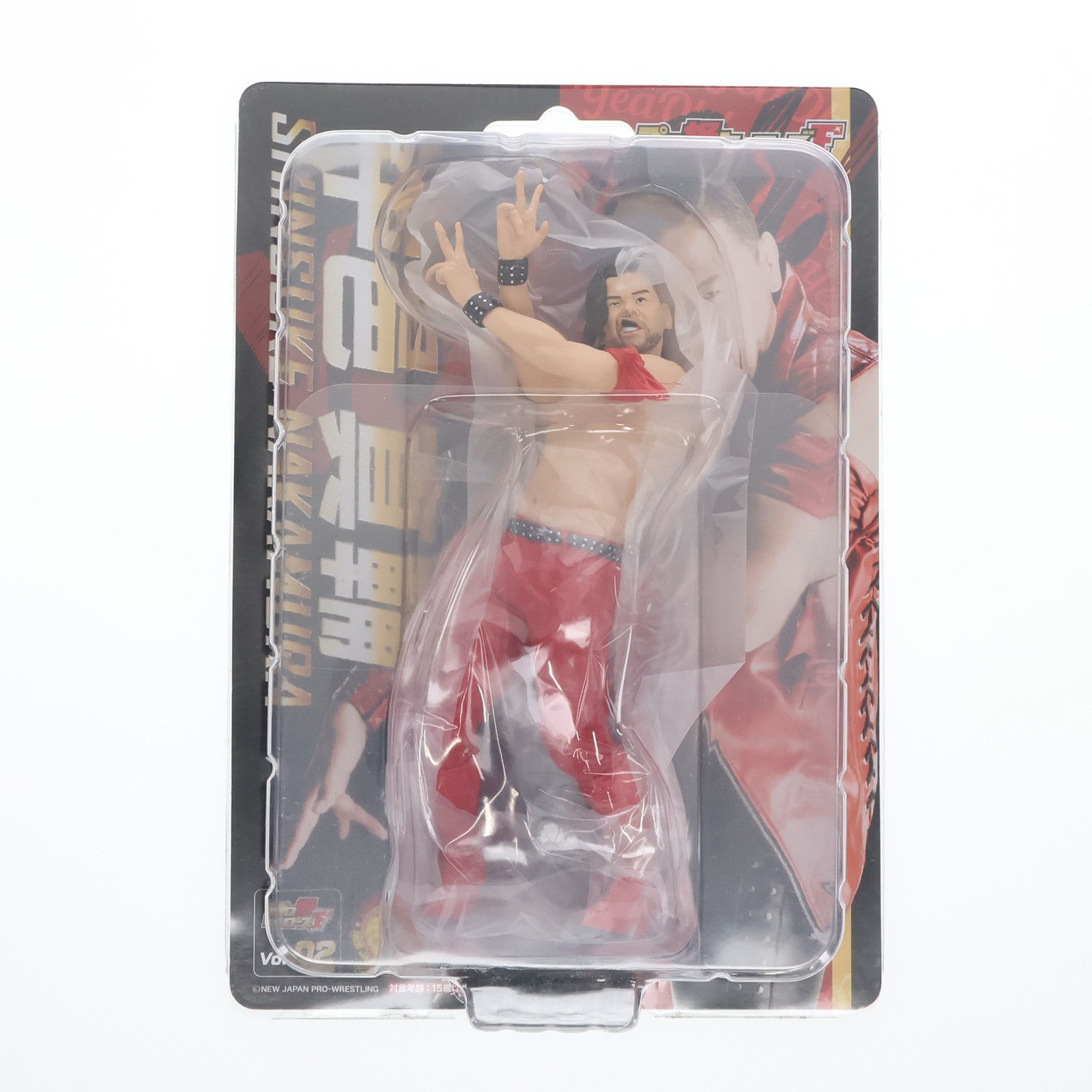 FIG]プロ格ヒーローズF(Figure) 新日本プロレス 中邑真輔(レッド