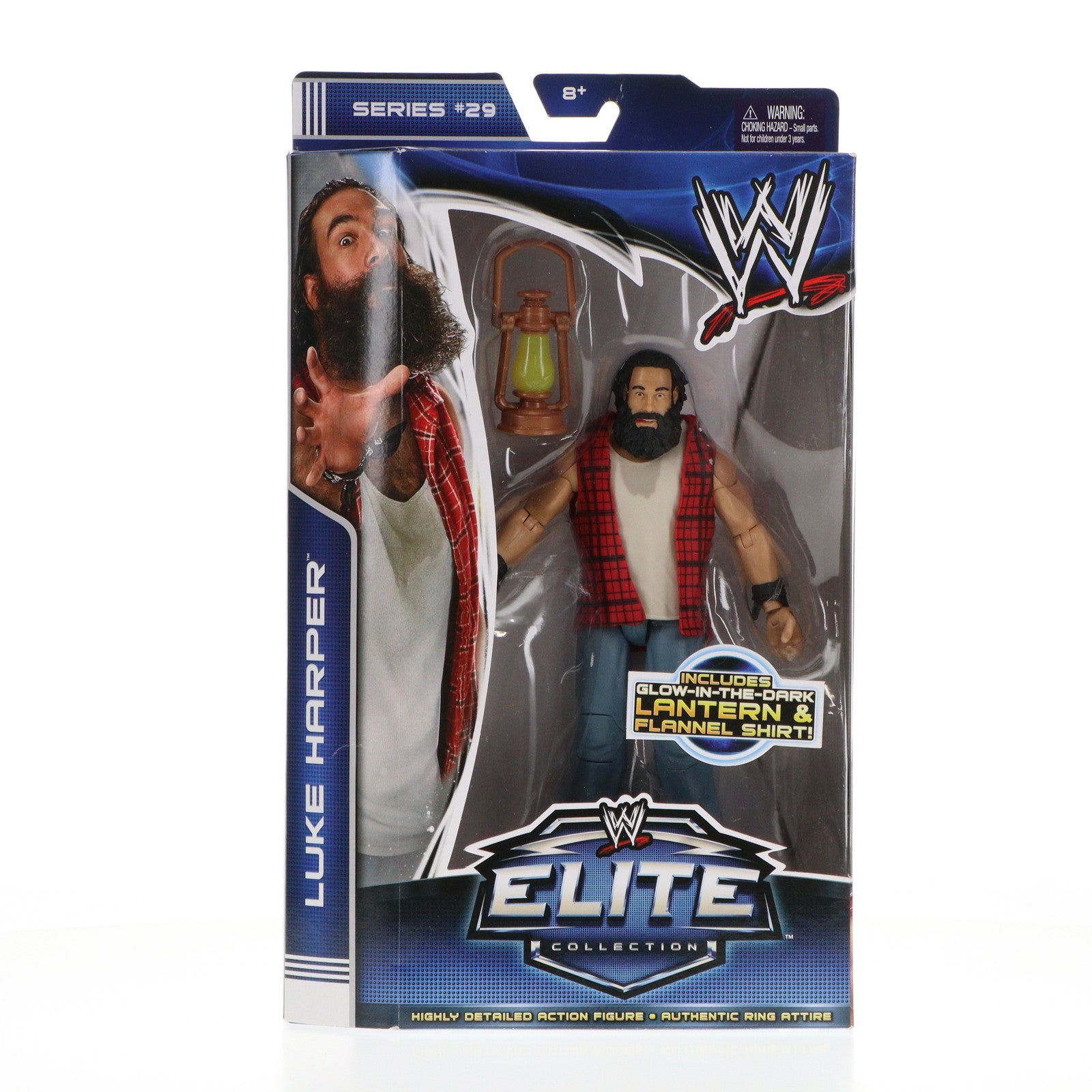 【中古即納】[FIG] ルーク・ハーパー Glow in the dark ランタン & フランネルシャツ WWE(ワールド・レスリング・エンターテイメント) エリートコレクション シリーズ 29 完成品 アクションフィギュア マテル(20141231)