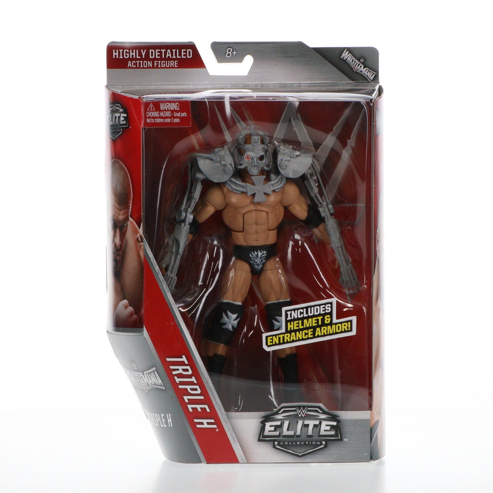 【中古即納】[FIG] トリプルH ヘルメット & エントランスアーマー WWE(ワールド・レスリング・エンターテイメント) エリートコレクション シリーズ 42 レッスルマニア 完成品 アクションフィギュア マテル(20151231)