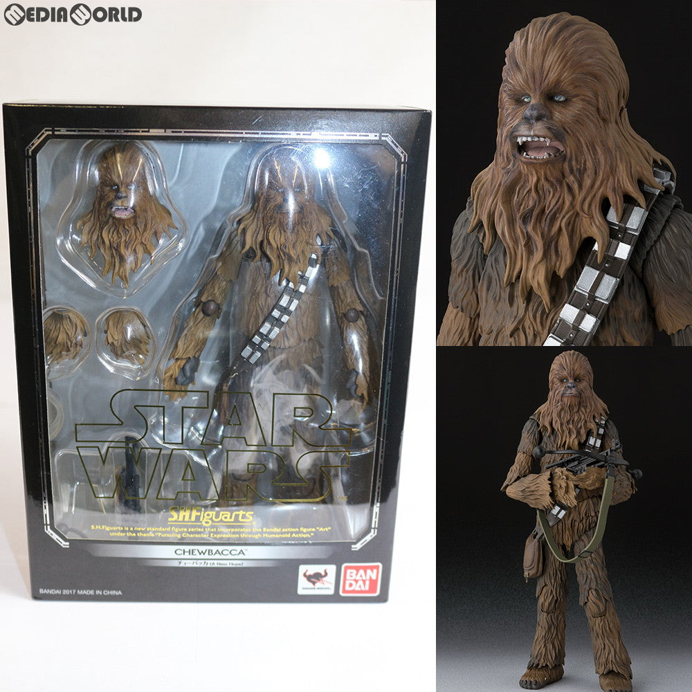 【中古即納】[FIG] S.H.Figuarts(フィギュアーツ) チューバッカ(A NEW HOPE) STAR WARS(スター・ウォーズ) 完成品 フィギュア バンダイ(20170429)