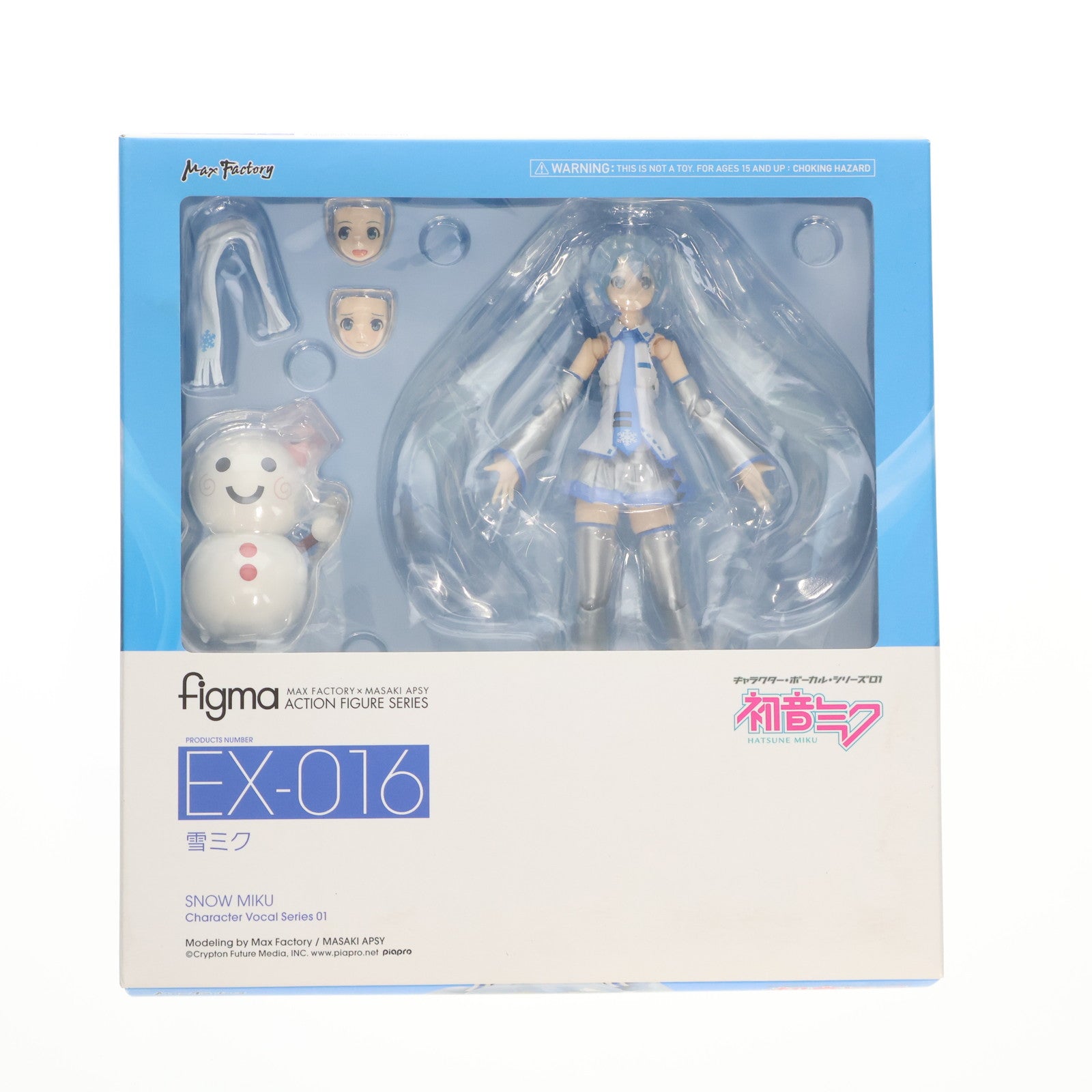 【中古即納】[FIG] figma(フィグマ) EX-016 雪ミク キャラクター・ボーカル・シリーズ01 初音ミク 完成品 可動フィギュア ワンフェス2014冬&GOODSMILE ONLINE SHOP限定 マックスファクトリー(20140209)