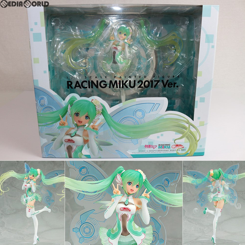 【中古即納】[FIG] 特典付属 レーシングミク 2017 Ver. 初音ミク GTプロジェクト 1/1 完成品 フィギュア グッドスマイルレーシング(20180922)